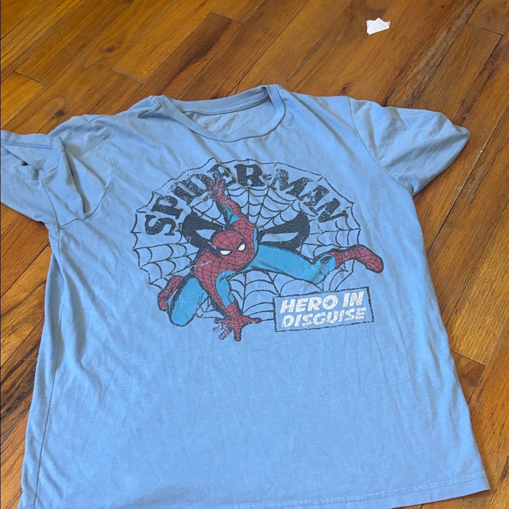 Marvel Blue Spider-Man Women's Top